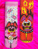 Purrty Sweet & Feline Spicy Mismatched Cat Socks for Adults - Untamed Post