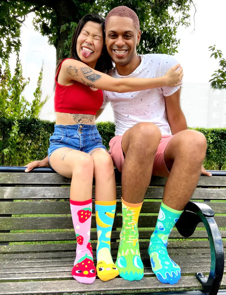 Pokey & Poppy Mismatched Socks for Adults (Limited Edition) - Untamed Post