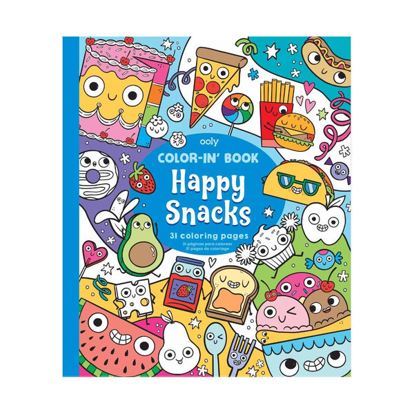 Color-in' Book: Happy Snacks Coloring Book - Untamed Post