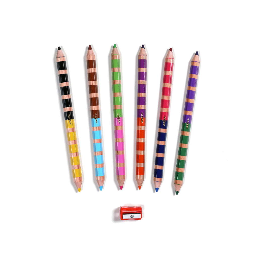 Otters 6 Double-Sided Pencils - Untamed Post