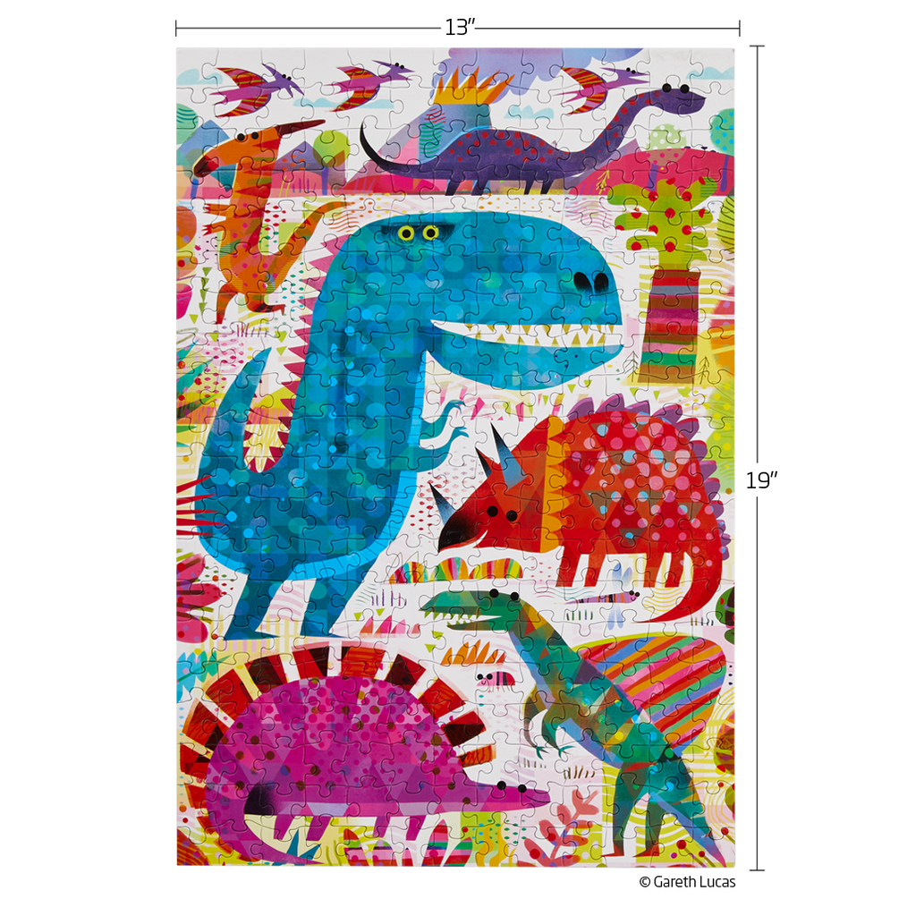 Dinosaur Day | 250 Piece Jigsaw Puzzle - Untamed Post