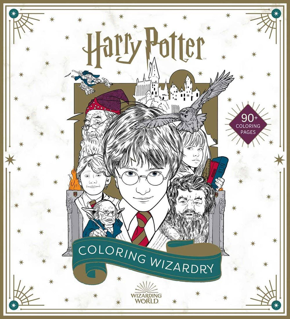 Harry Potter: Coloring Wizardry (90 pages of Coloring!) - Untamed Post