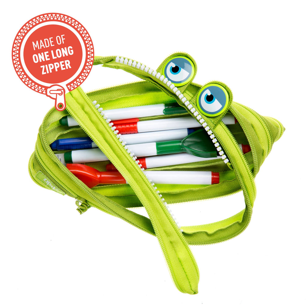 ZIPIT Wildings Pencil Case, Green - Untamed Post