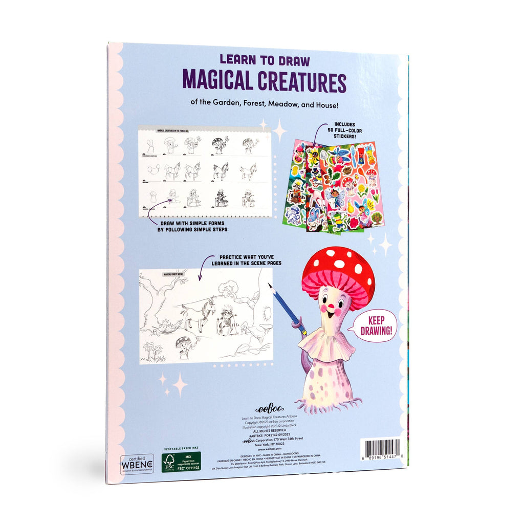 Learn to Draw Magical Creatures with Stickers - Untamed Post