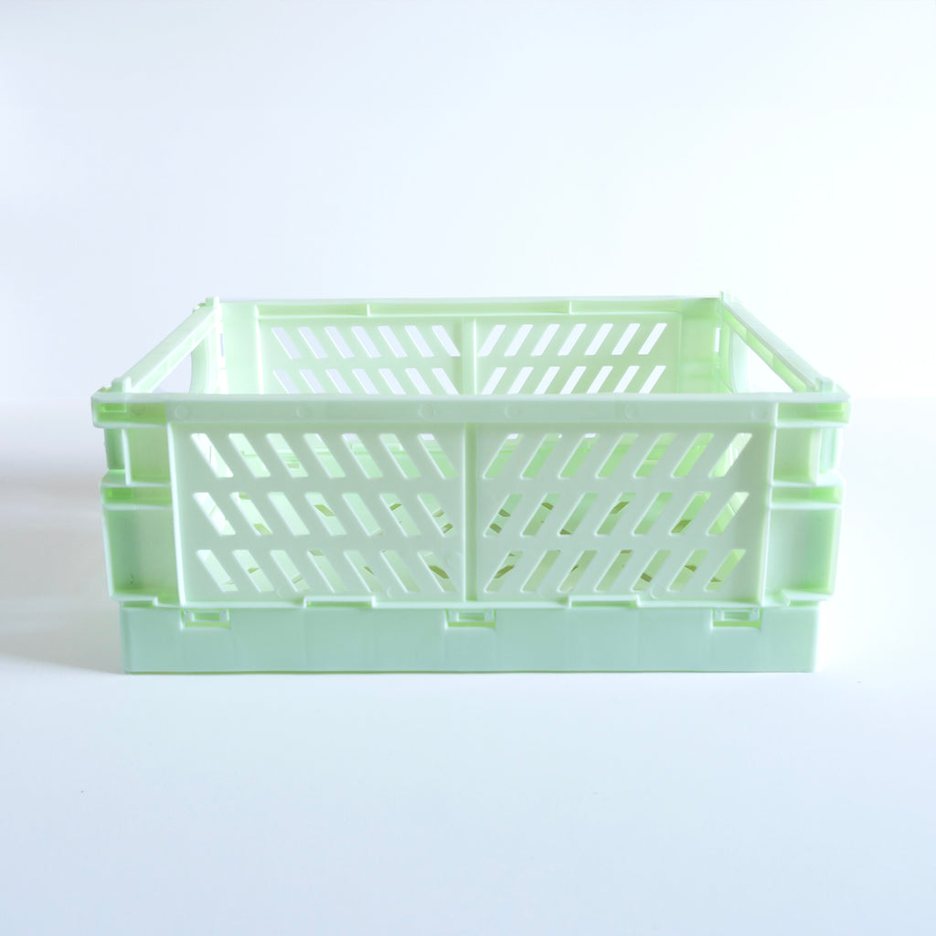 Folding Storage Crate - Mint Green - Untamed Post