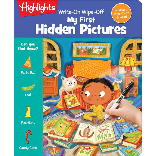 Highlights Write-On Wipe-Off My First Hidden Pictures Activity Book - Untamed Post