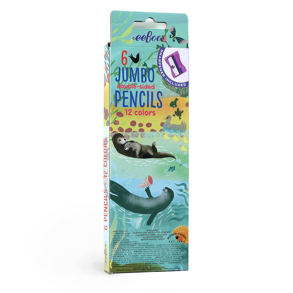 Otters 6 Double-Sided Pencils - Untamed Post