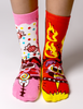 Purrty Sweet & Feline Spicy Mismatched Cat Socks for Adults - Untamed Post