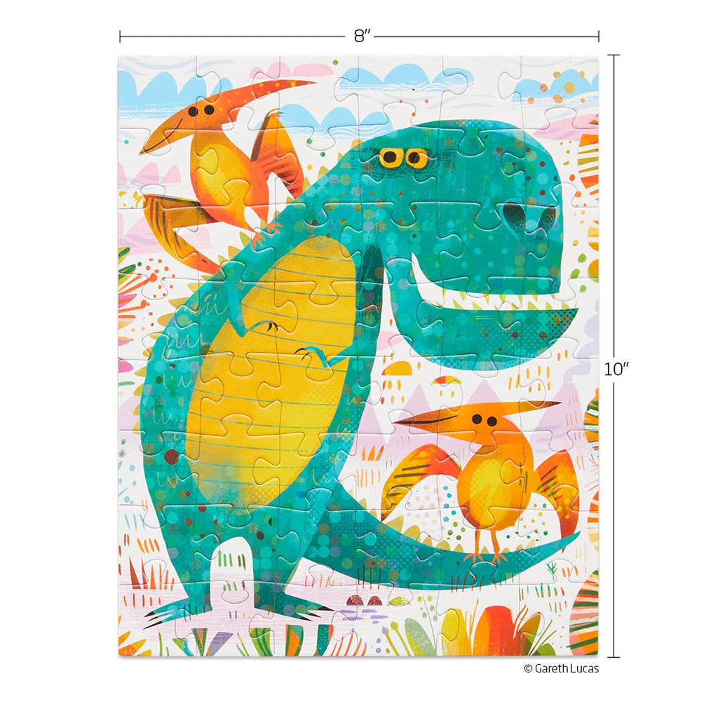 T-Rex and Friends | 48 Piece Kids Puzzle Snax - Untamed Post