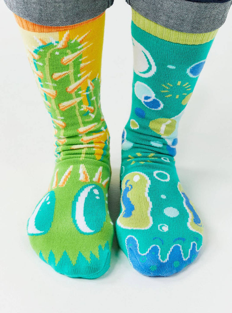 Pokey & Poppy Mismatched Socks for Adults (Limited Edition) - Untamed Post