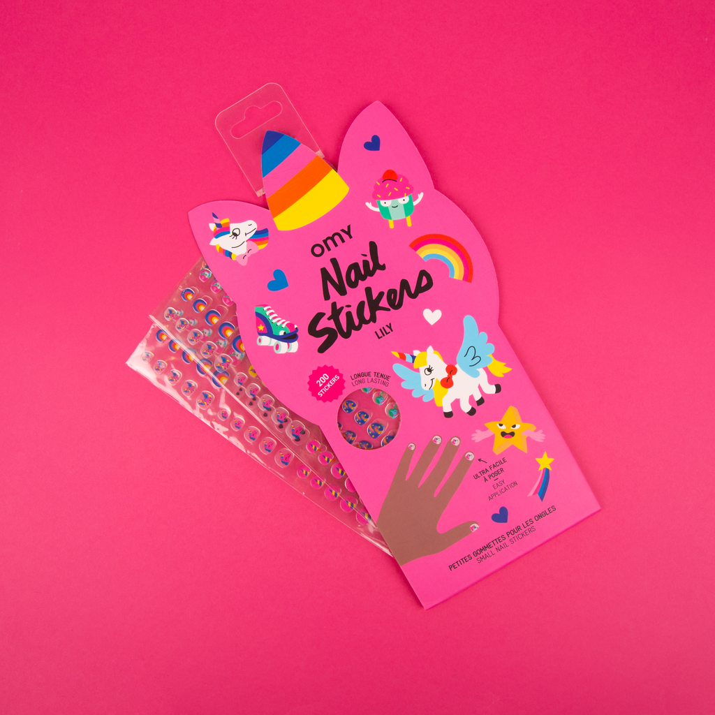 200 Unicorn Nail Stickers - Untamed Post