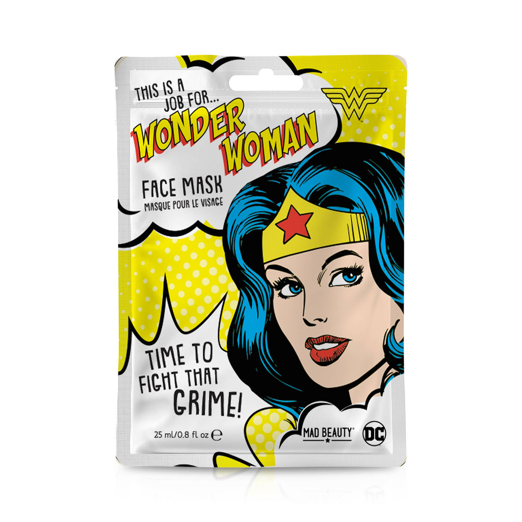 Mad Beauty Warner DC Wonderwomen Face Mask - 12pcs - Untamed Post