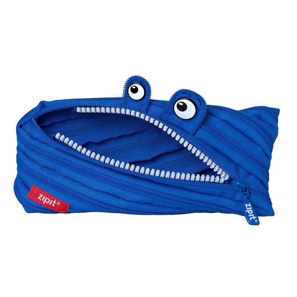 ZIPIT Monster Pencil Case, Blue - Untamed Post