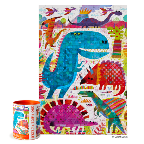 Dinosaur Day | 250 Piece Jigsaw Puzzle - Untamed Post