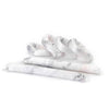 Satin Heatless Pillow Rollers 6pc- Soft Marble - Untamed Post