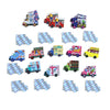 Trucks and a Bus Little Matching Game - Untamed Post